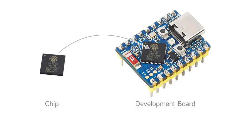 ESP32 Chip vs Development Board