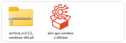 Downloading EIM and the integrated package 2