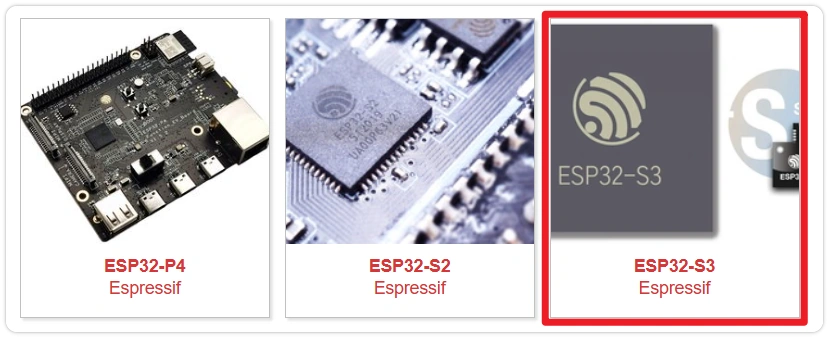 Select ESP32 S3