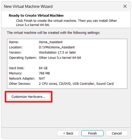 Customize Hardware