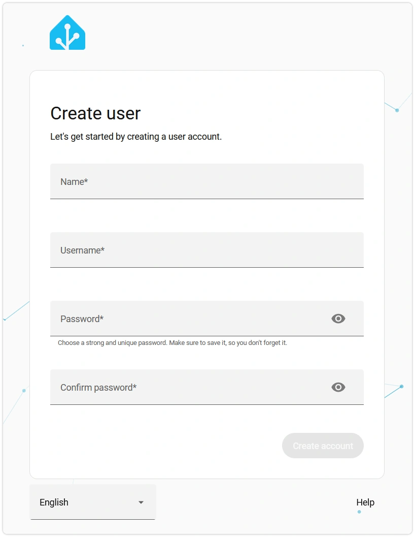 Create Admin Account