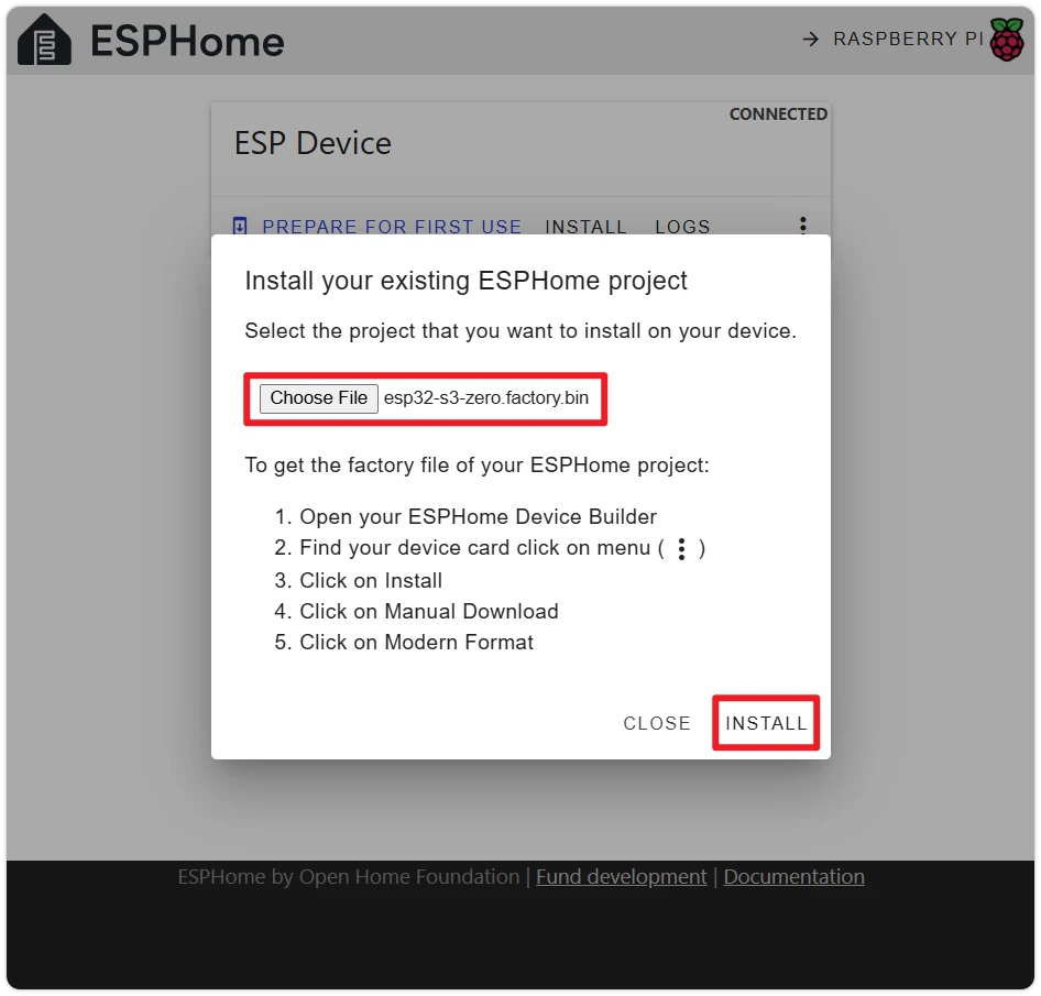 ESPHome Web Flash 2