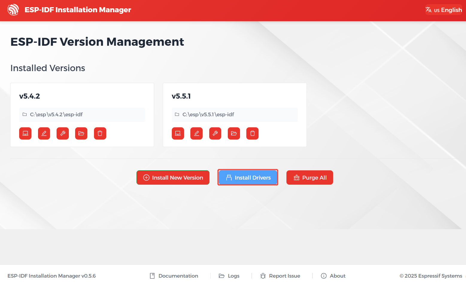 Install JTAG Driver with ESP-IDF Tool Installer