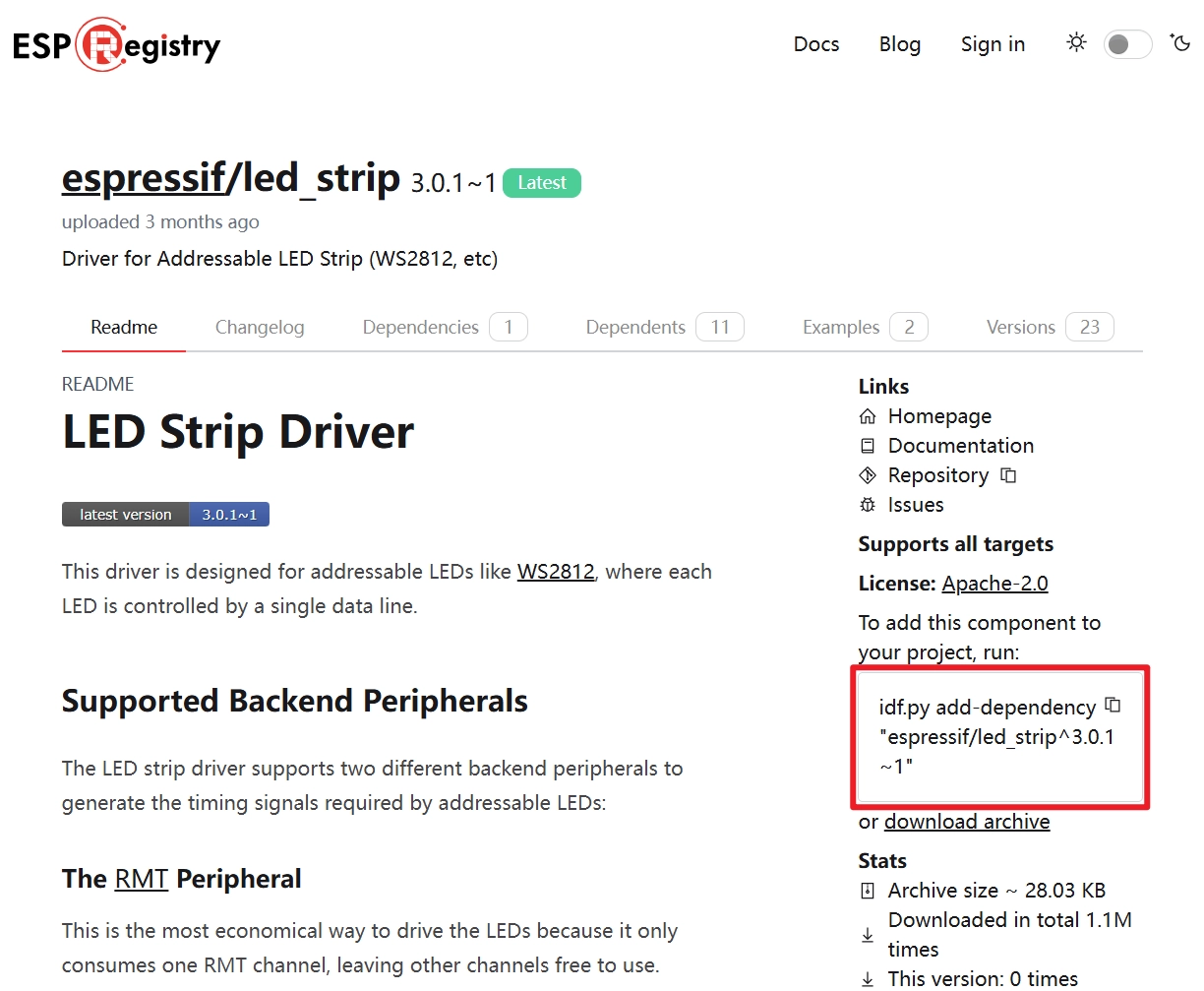 Copy Add Component Command in Component Registry