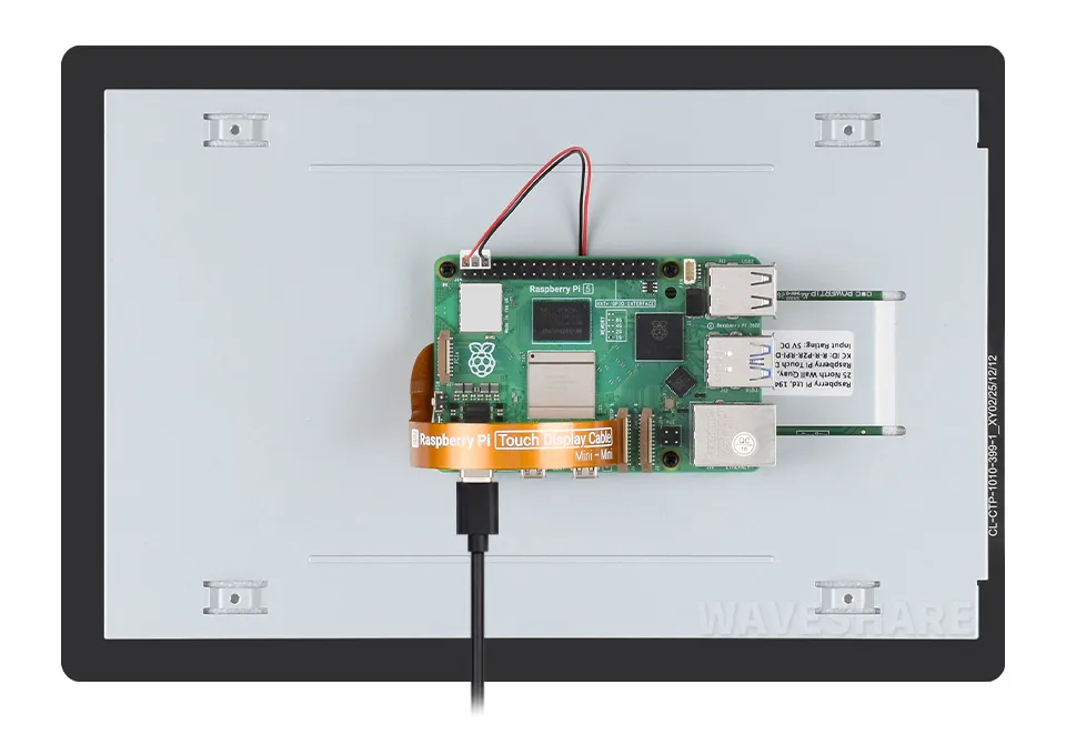 10.1inch Raspberry Pi Touch Display 2 Connection Diagram