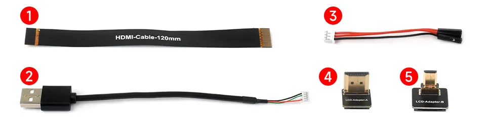 11EP-CAPLCD Raspberry Pi Connection Cables