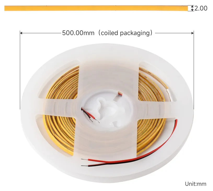 4000K-20-12V-480D-5M Dimensions