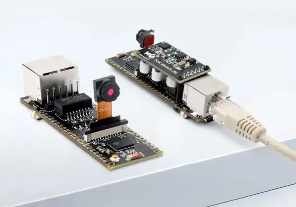 Ethernet Camera and PoE Module Connection