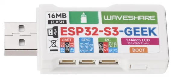 ESP32-S3-GEEK Interface Description