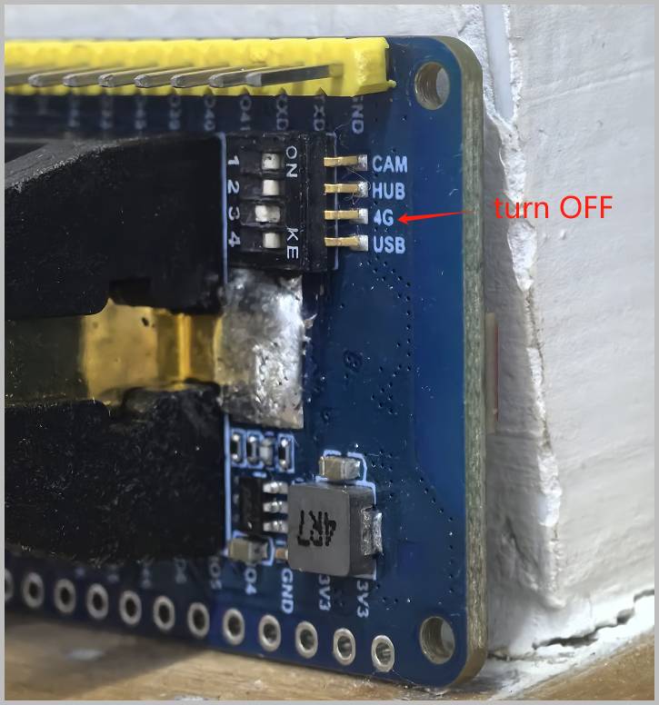4G Power Off DIP Switch