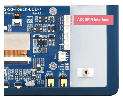ESP32-S3-Touch-LCD-7 AD demo 1