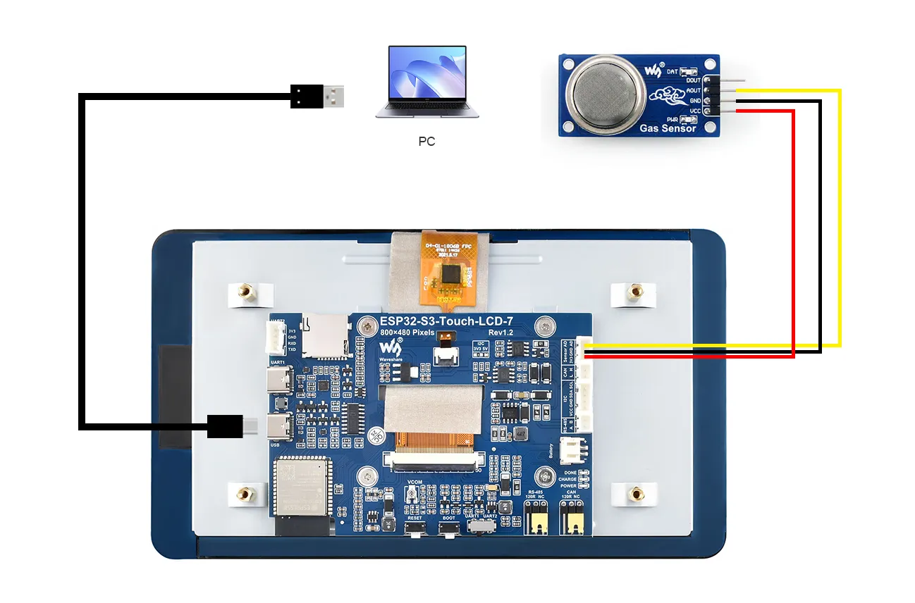 ESP32-S3-Touch-LCD-7 AD demo 3