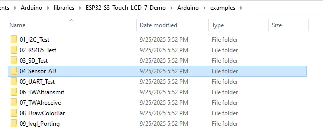 ESP32-S3-Touch-LCD-7 AD demo 4