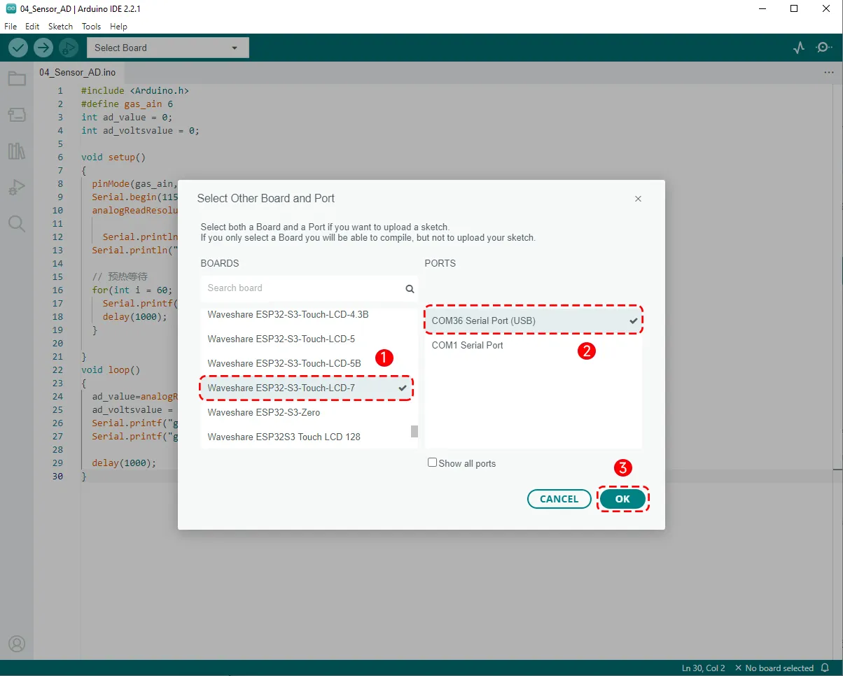 ESP32-S3-Touch-LCD-7 AD demo 6