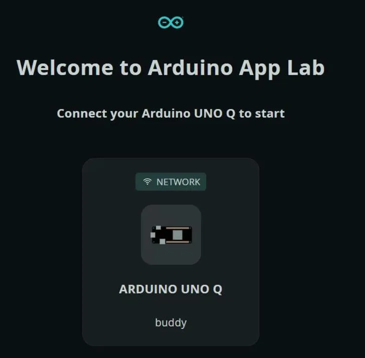 Arduino App Lab Connect Device