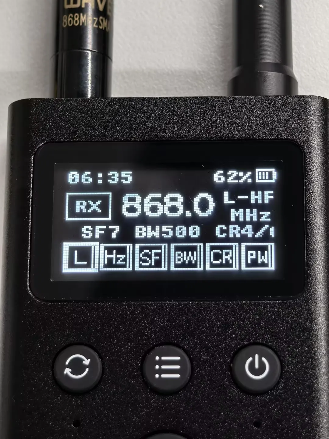 Walkie-talkie interface illustration