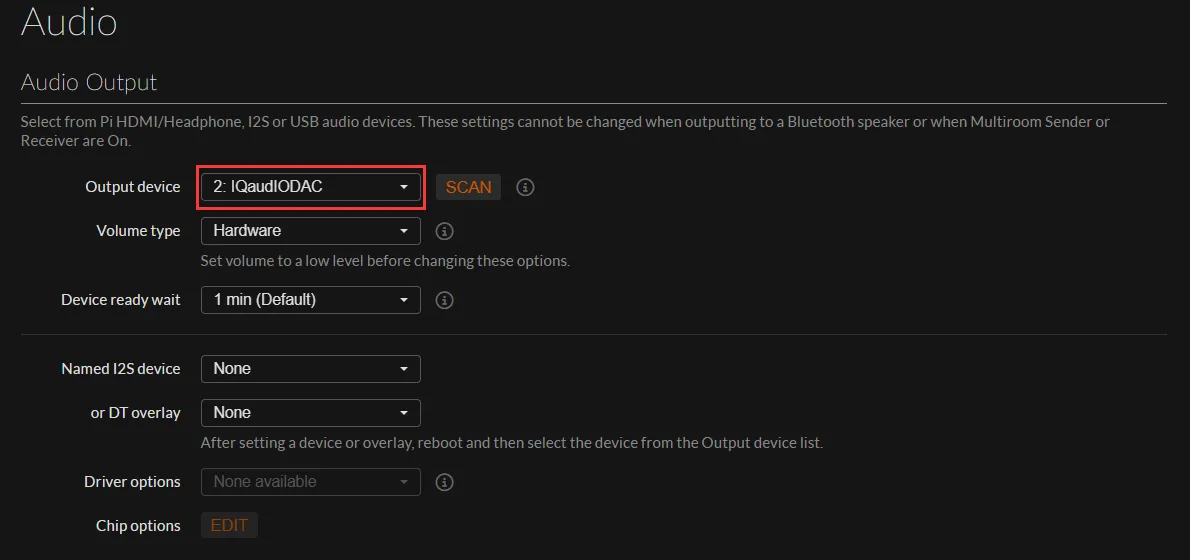 Smplayer audio configuration
