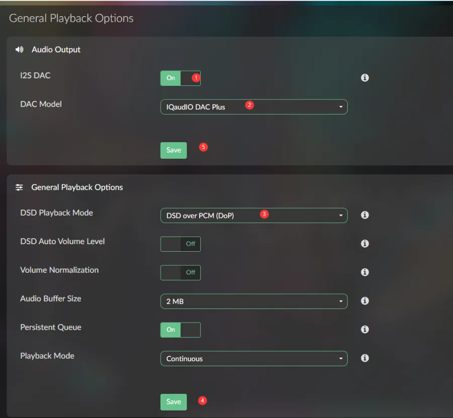 Smplayer audio configuration