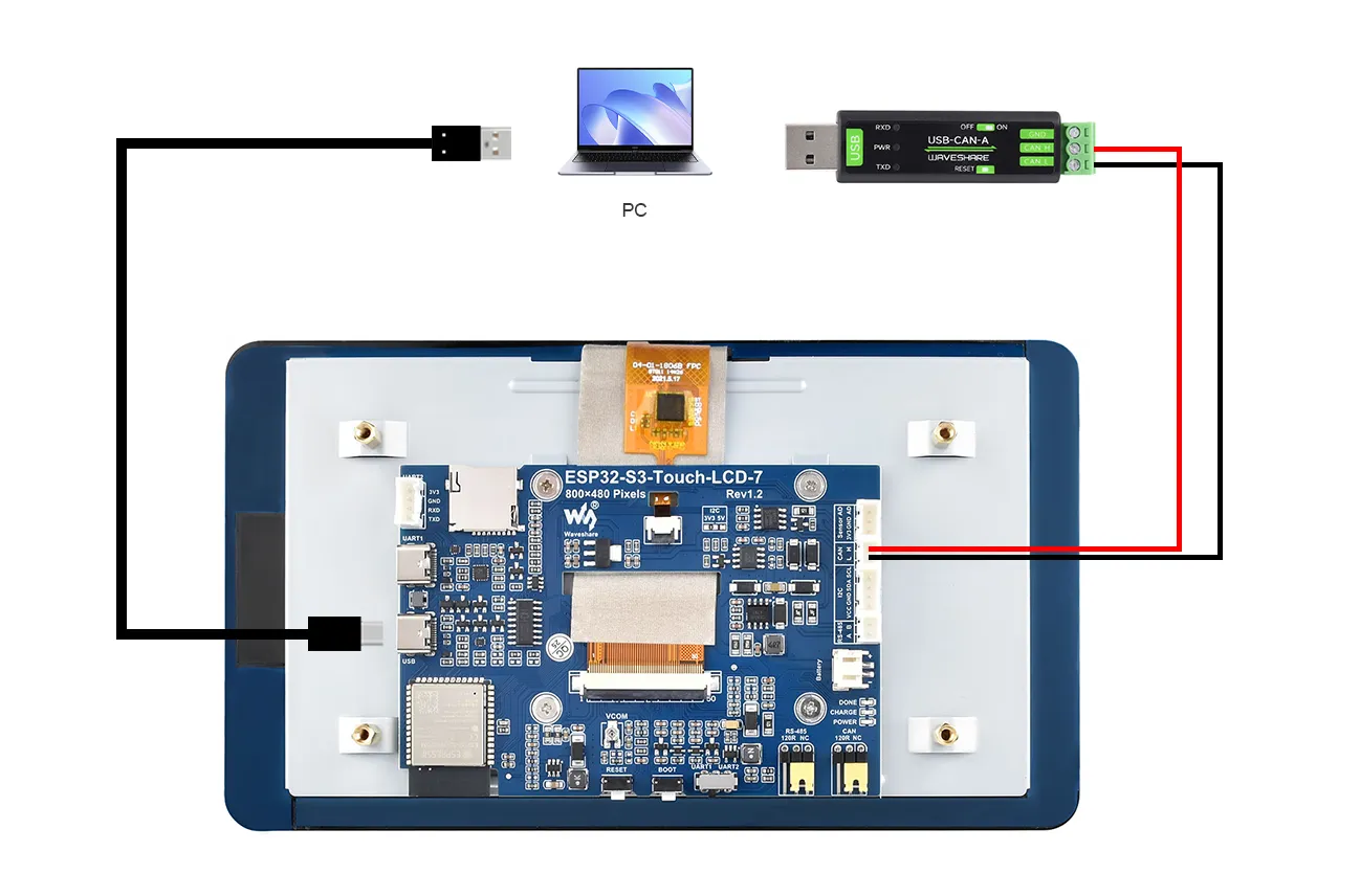 CAN hardware connection