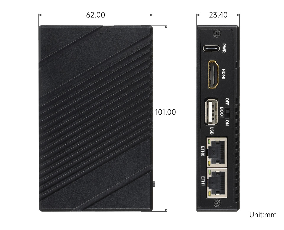 CM5-DUAL-ETH-BOX-B Product Dimensions