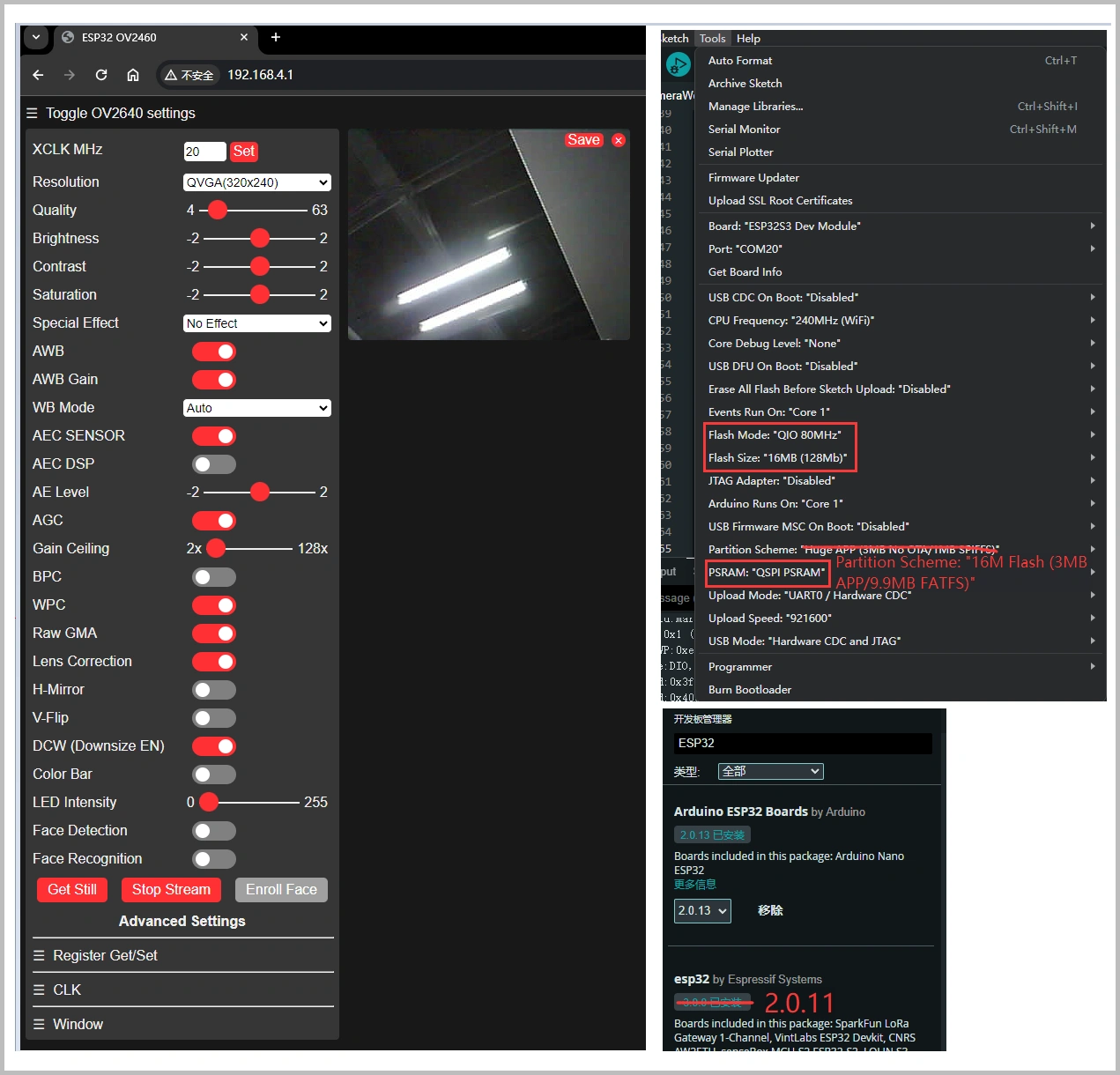Camera Configuration