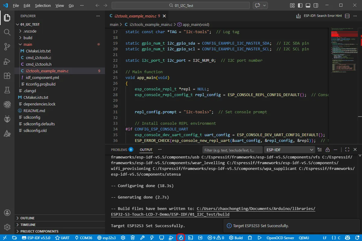 Select the one-click button
