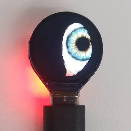 ESP32-C3 Simulated Eye Style 1 Display Effect