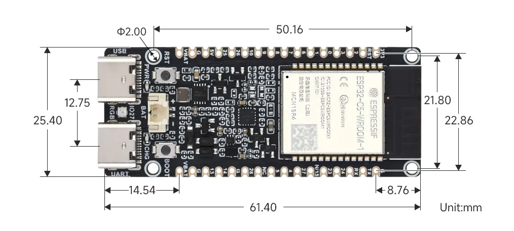 ESP32-C5-WIFI6-KIT-Pinout