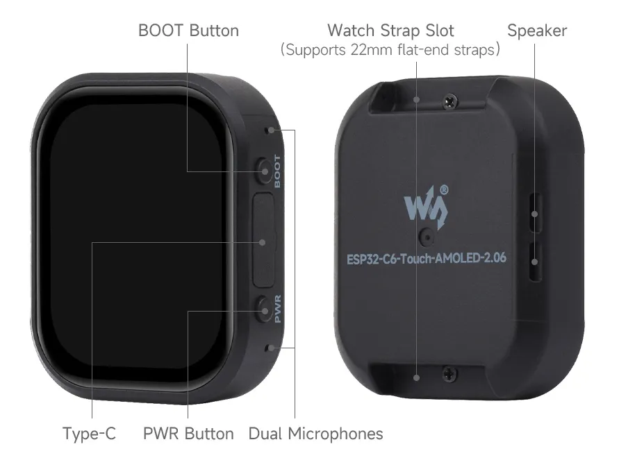 ESP32-C6-Touch-AMOLED-2.06-details-intro