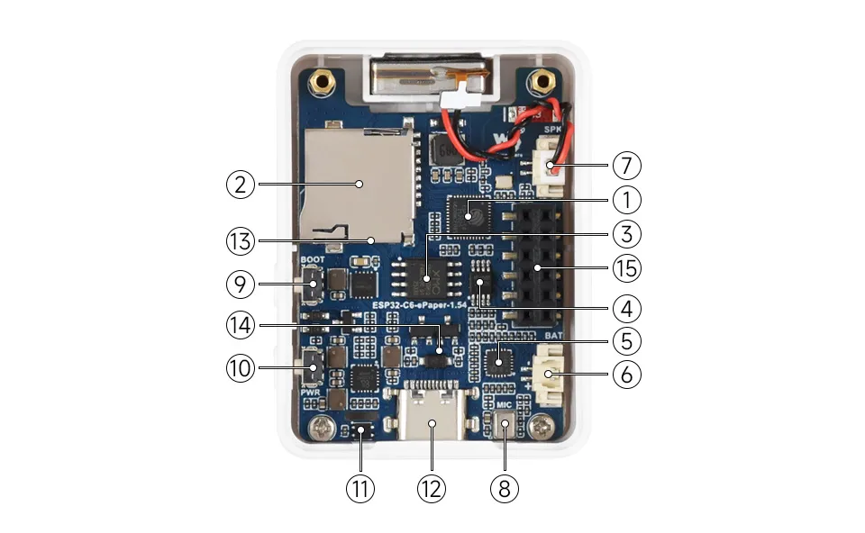 ESP32-C6-ePaper-1.54 Resource Overview
