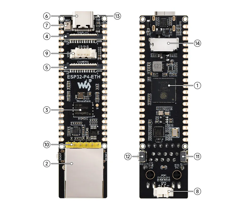 ESP32-P4-ETH Hardware Description 1