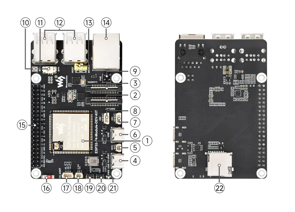 ESP32-P4-Module-DEV-KIT Hardware Description 1