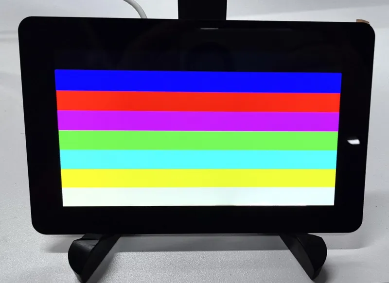 Screen Display Color Bar
