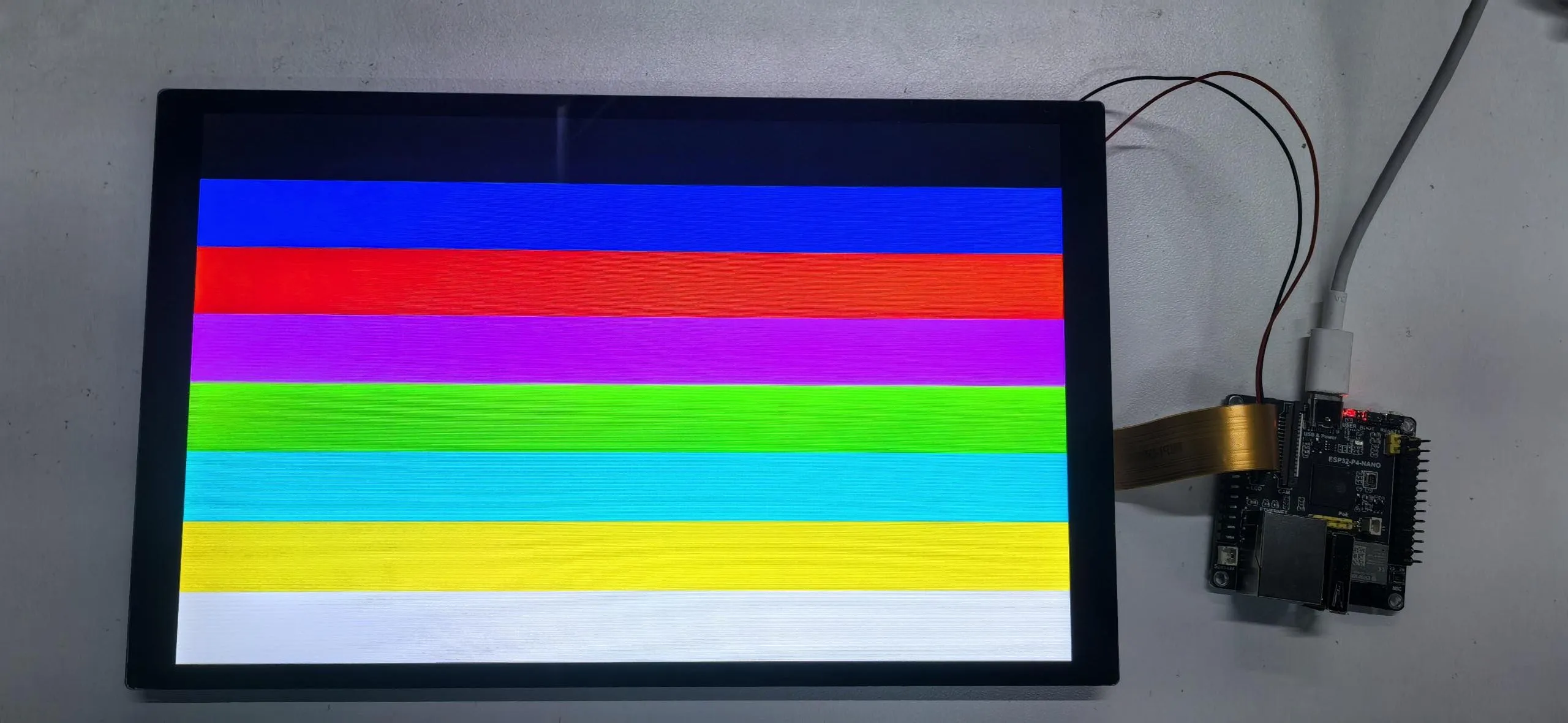 Screen Display Color Bar