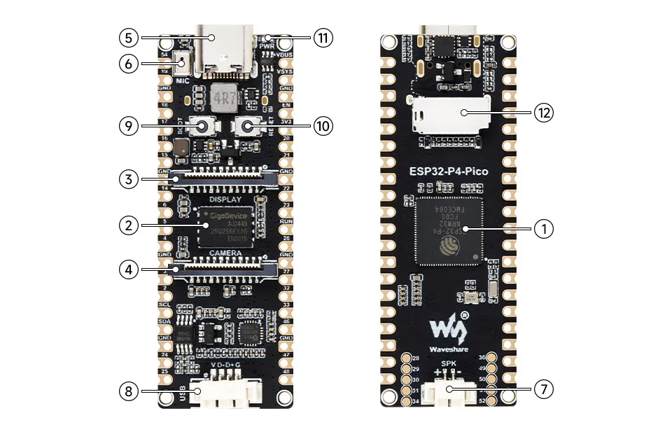 ESP32-P4-Pico Hardware Description 1