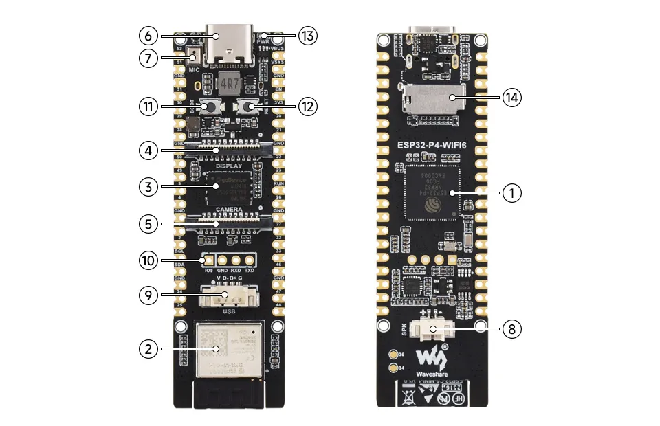 ESP32-P4-WIFI6 Hardware Description 1