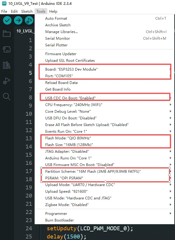 Arduino Configuration