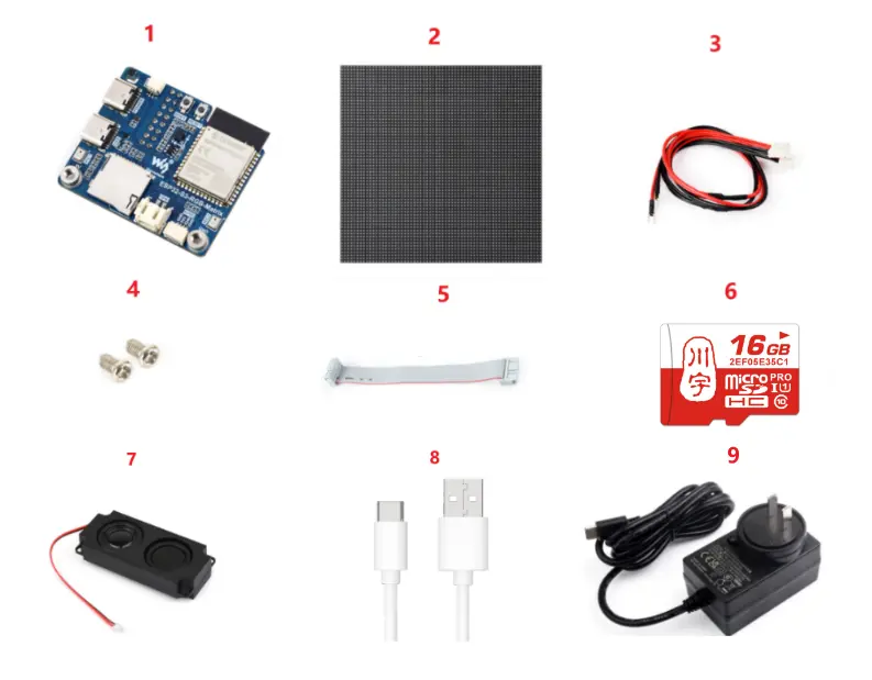 ESP32-S3-RGB-Matrix Hardware Resources 3