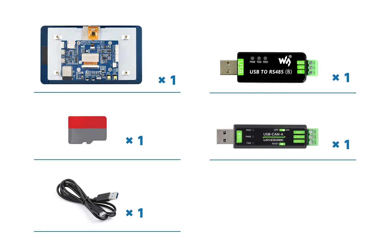 ESP32-S3-Touch-LCD-7 Hardware Resources 3