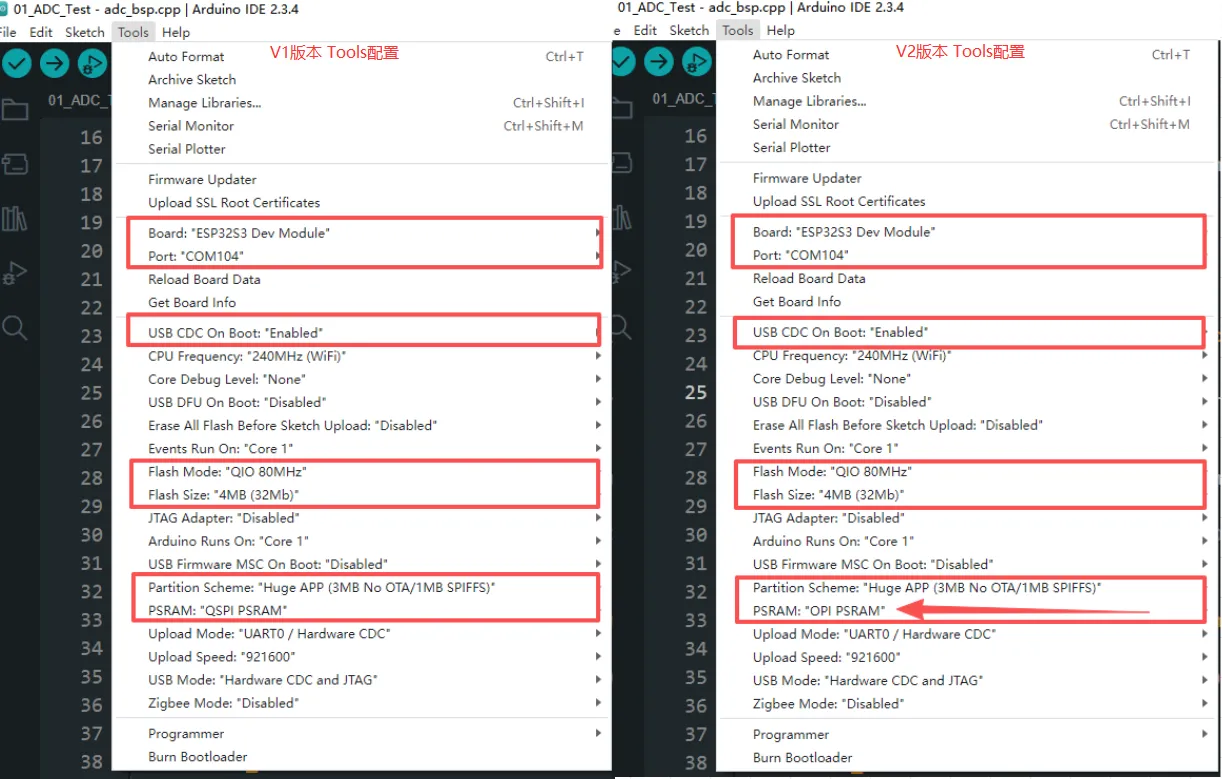 Arduino Configuration