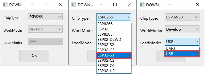 Flash firmware flashing step 1
