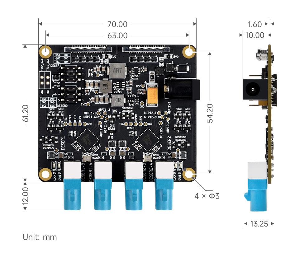 Hardware Dimensions