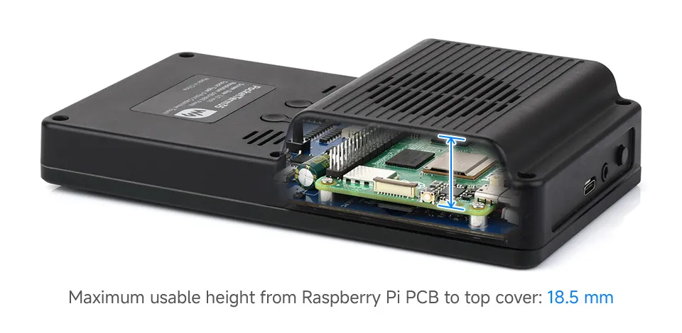 PocketTerm35 Available Space for Raspberry Pi HAT Description