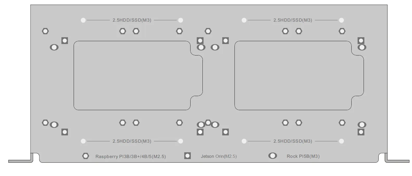 HomeRack 8U Basic Kit Assembly