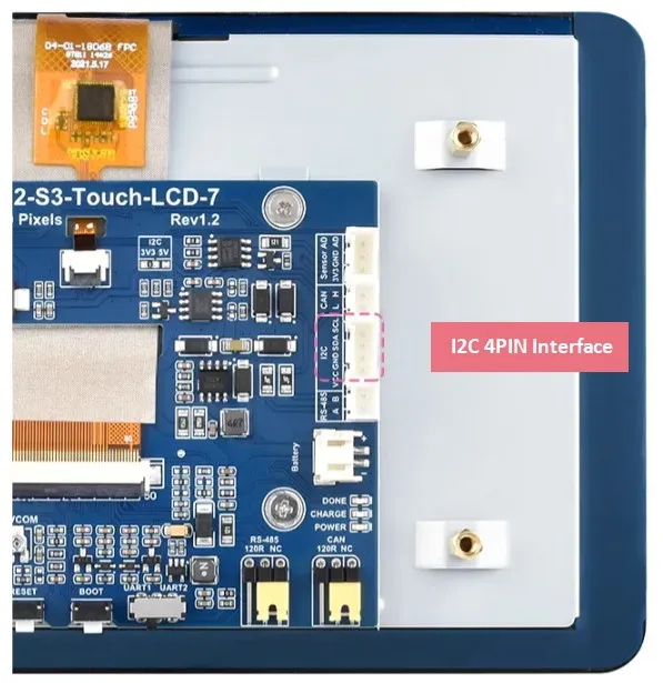 ESP32-S3-Touch-LCD-7 I2C demo 1
