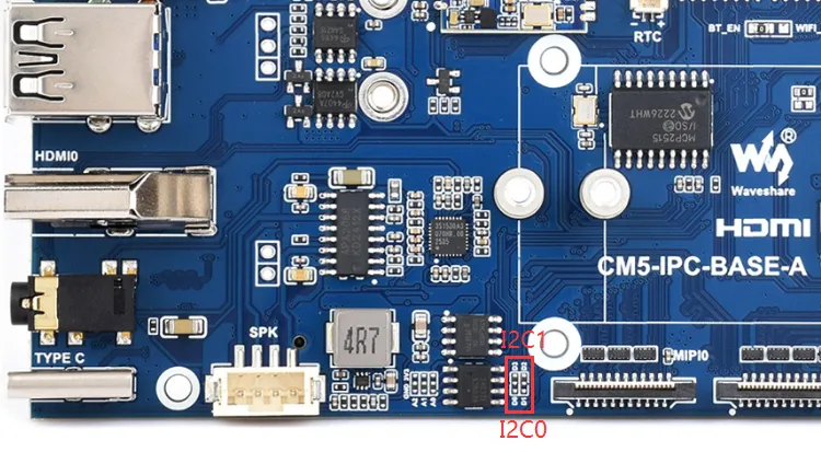 IPCBOX-CM5-A I2C Pin Selection