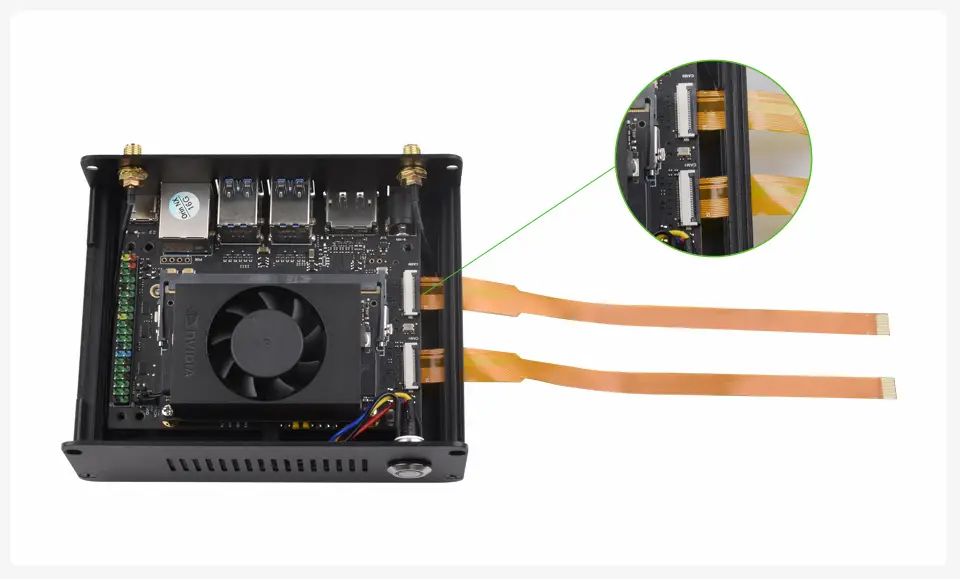 Install camera ribbon cable