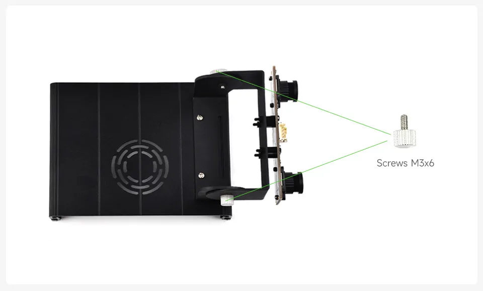 Install camera holder top mount
