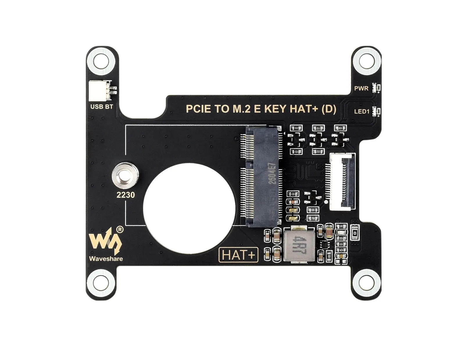 PCIE TO M.2 E KEY HAT+ (D)