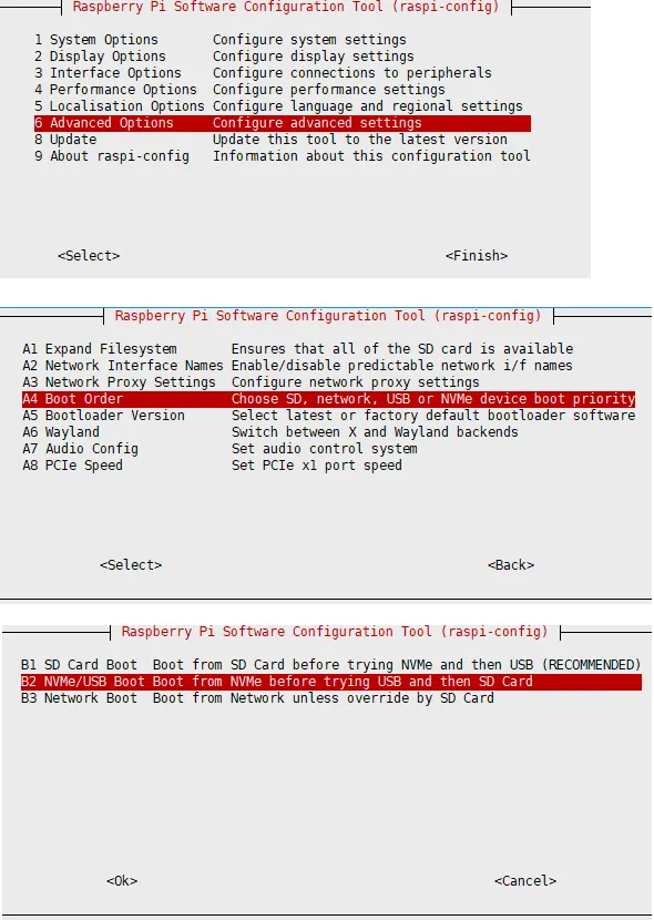 NVMe Boot raspi-config